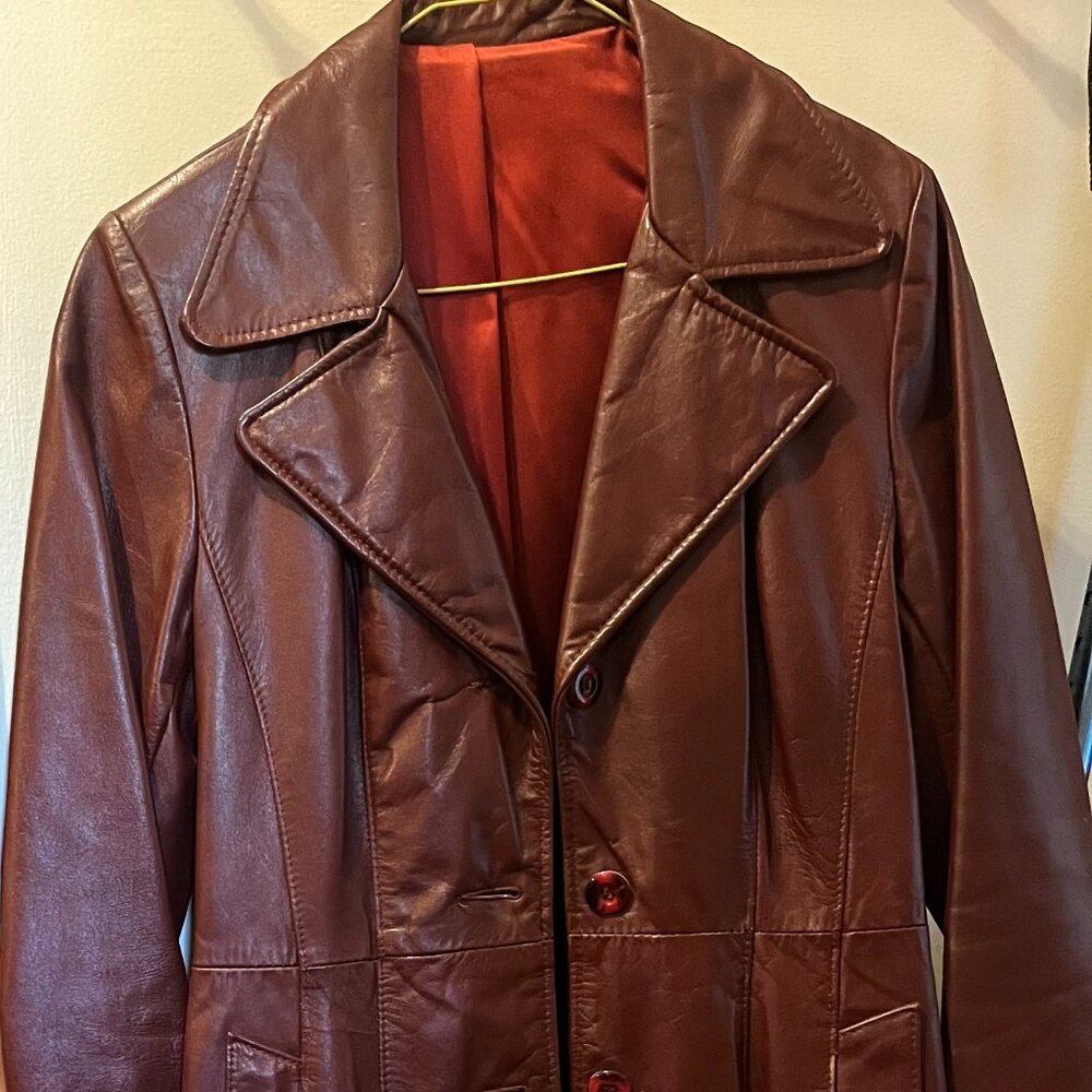 Vintage Long Suede Coat